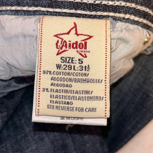 LA Idol USA Dark Wash Bootcut Jeans - Picture 3 of 5